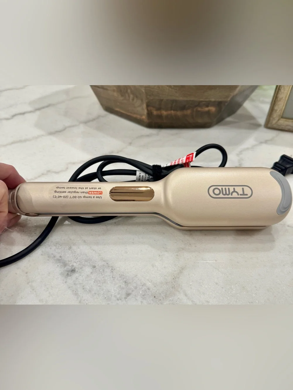TYMO Rovy Hair Waver - Sleek Gold Metallic Finish